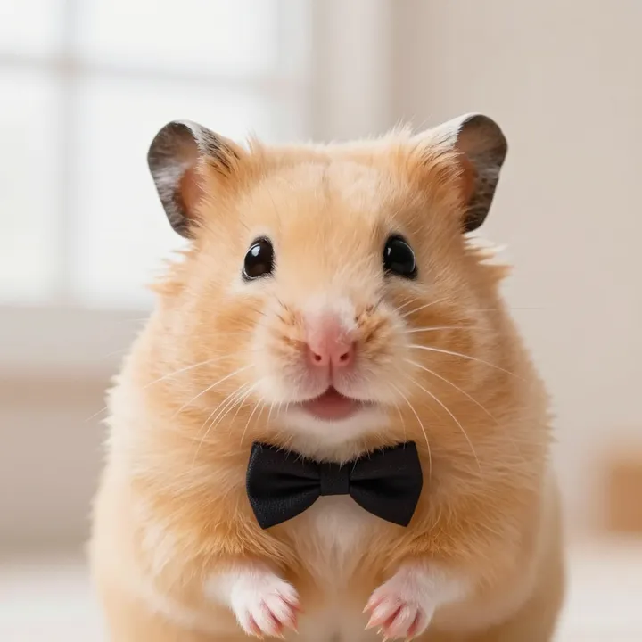 Peanut, a SI hamster