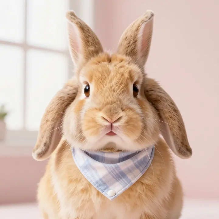 Waffle, a SI bunny